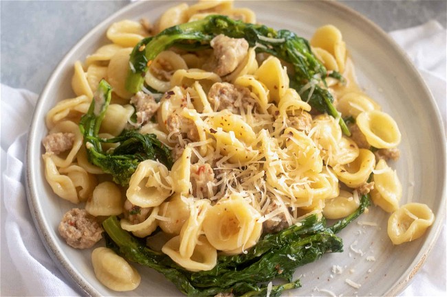 Image of Orecchiette with Turkey Sausage and Broccoli Rabe