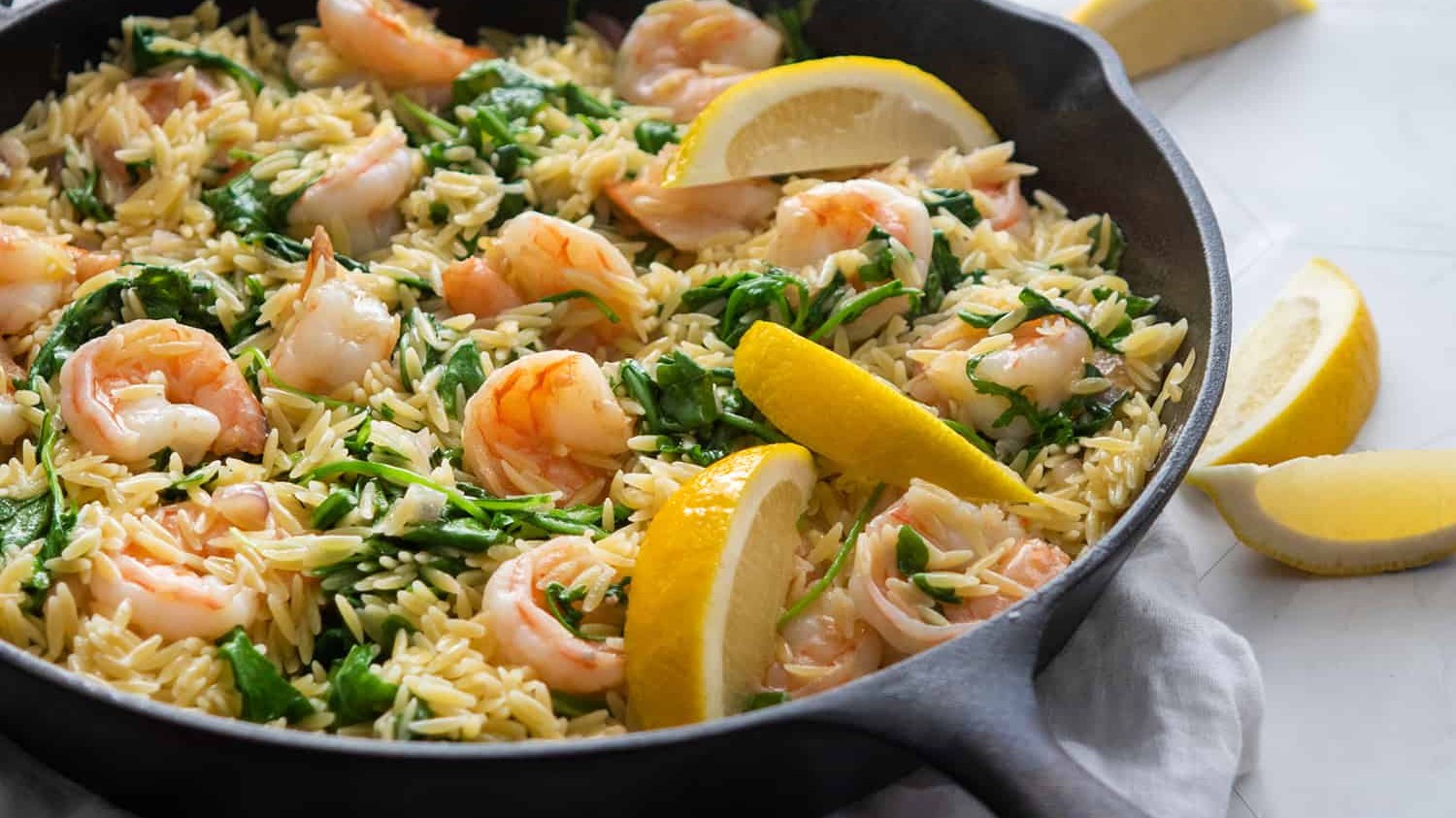 Giada&#39;s Lemony Shrimp Scampi With Orzo-image