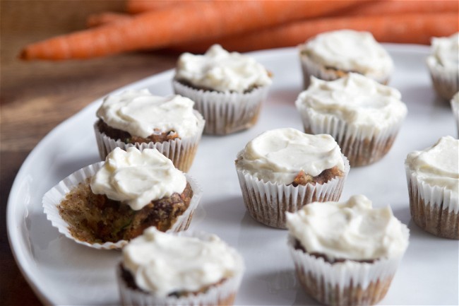 Image of Gluten Free Carrot Zucchini Mini Muffins