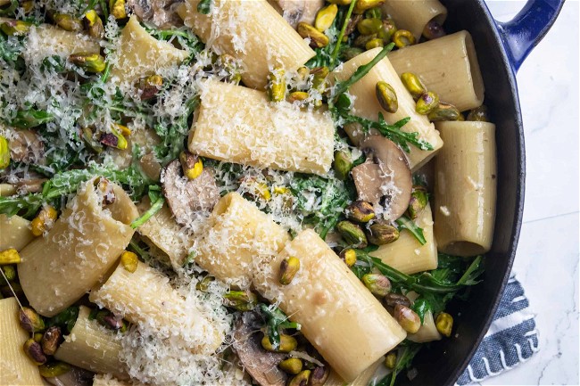 Image of Paccheri Pasta with Marsala Mushrooms