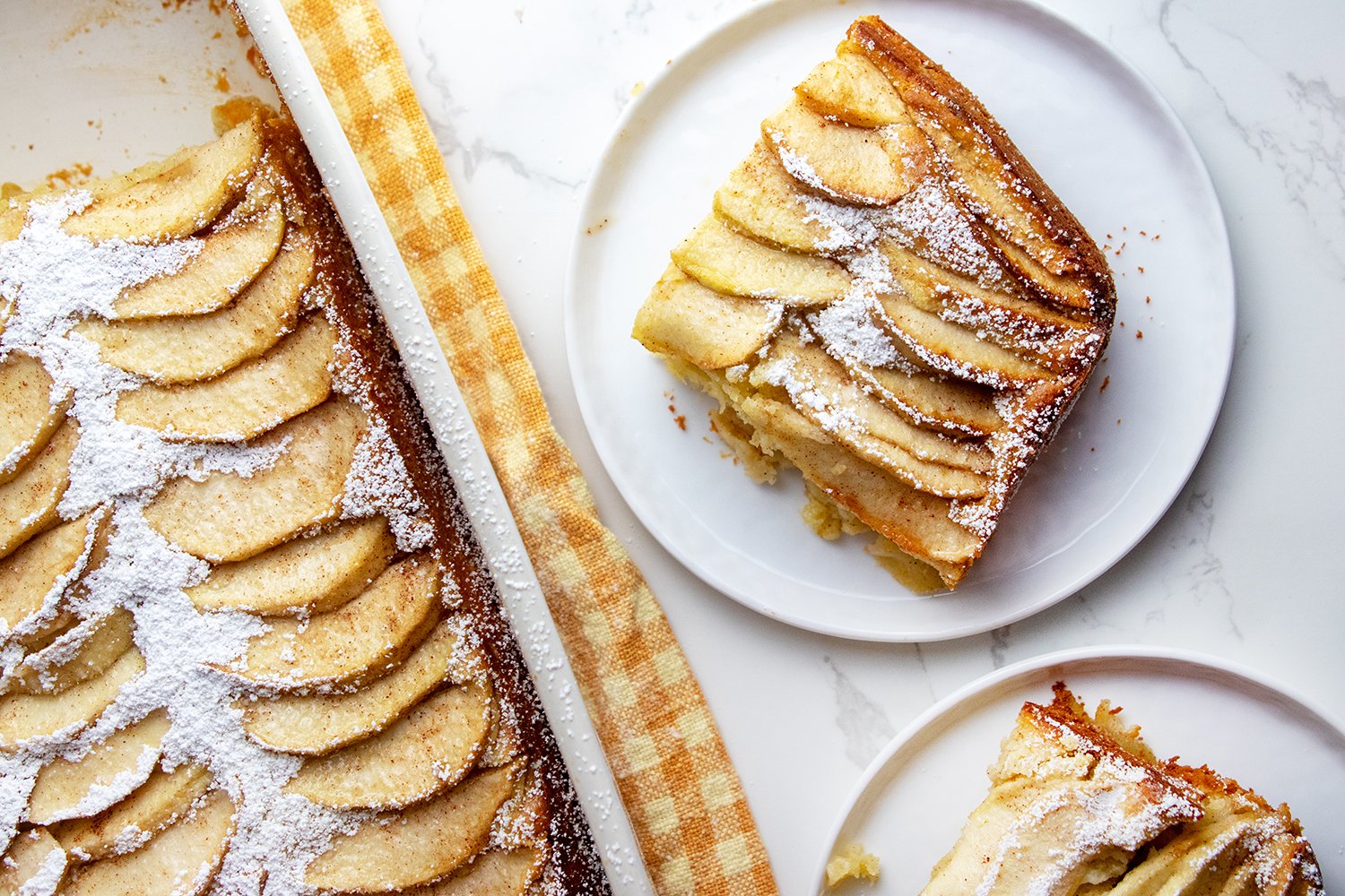 ottolenghi apple and olive oil cake with maple icing — eat the right stuff