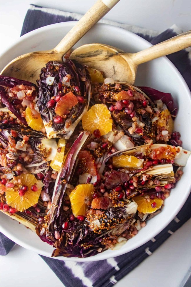 Image of Grilled Endive Salad With Citrus And Pancetta