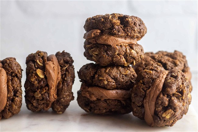 Image of Chocolate Almond Sandwich Cookies