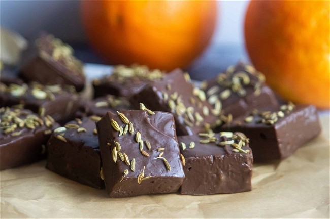 Image of Orange and Fennel Fudge