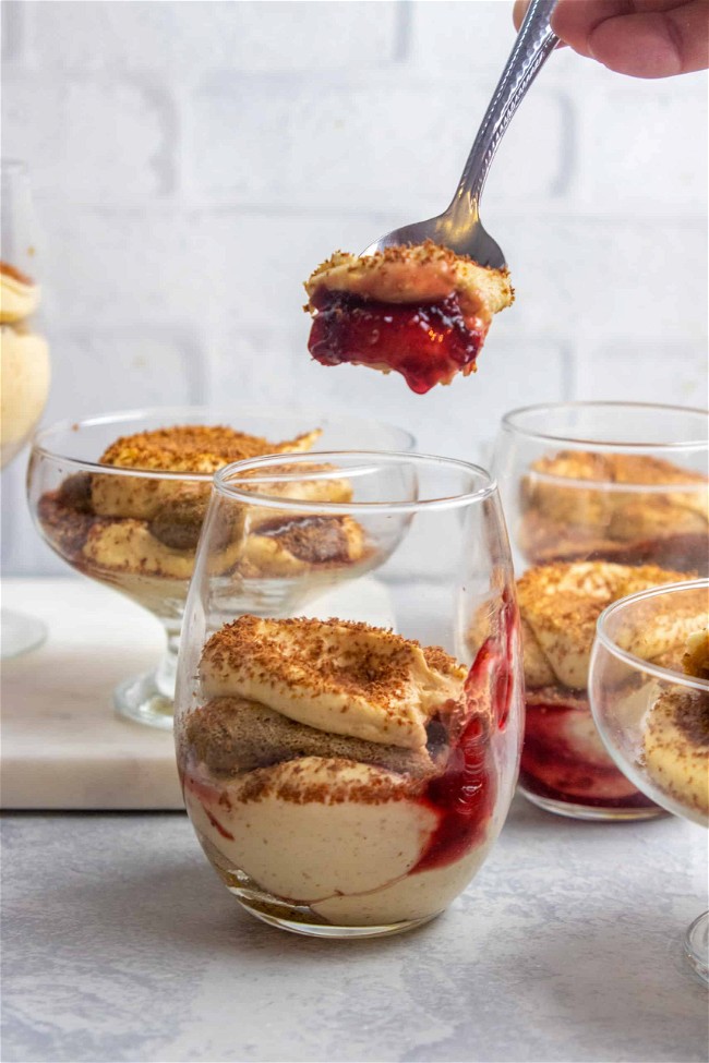 Image of Peanut Butter and Jelly Tiramisu