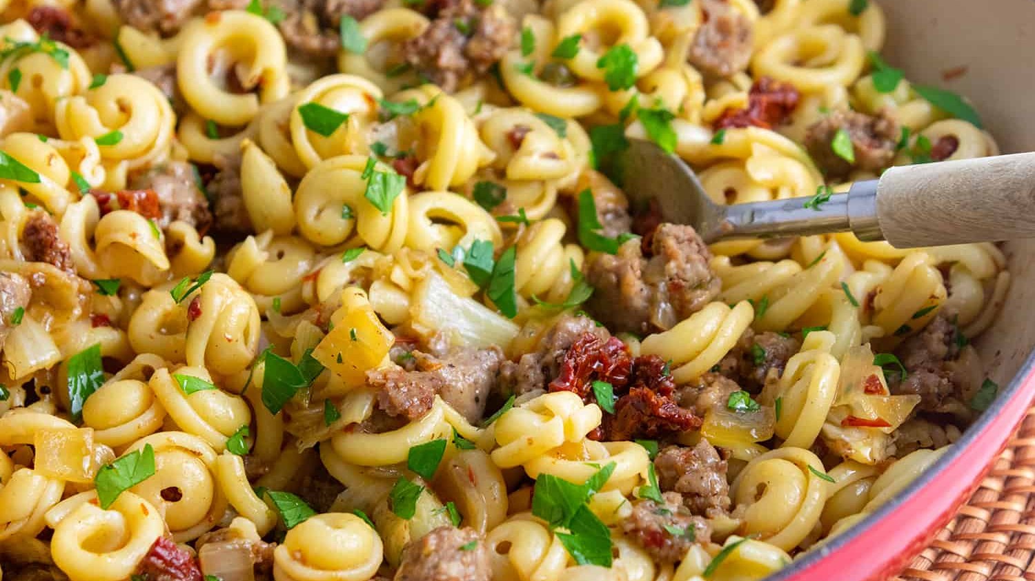 Pasta With Roasted Fennel And Sausage