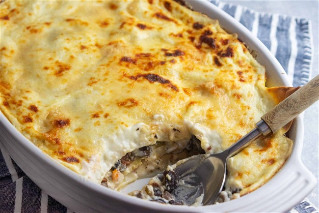 Image of Giada's Mushroom and Bacon Lasagna (Vincisgrassi)