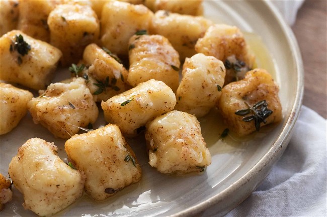 Image of Gnocchi with Thyme Butter Sauce