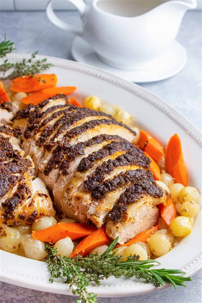 Image of Mustard-Spice Crusted Turkey Breast