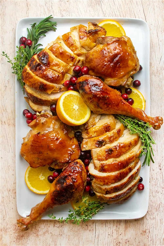 Image of Cranberry Orange Glazed Turkey