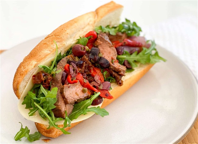 Image of Loaded Steak Hoagies