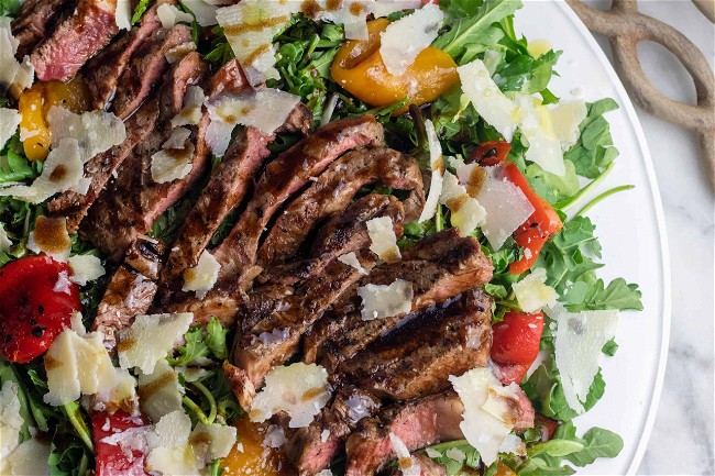 Image of Ribeye Steak Salad With Balsamic Vinaigrette