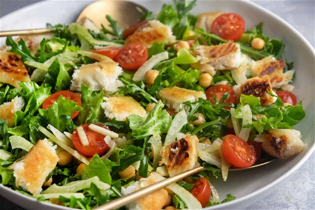 Image of Halibut Salad With Chickpeas