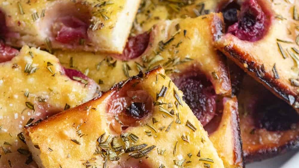 Grape And Rosemary Focaccia-image
