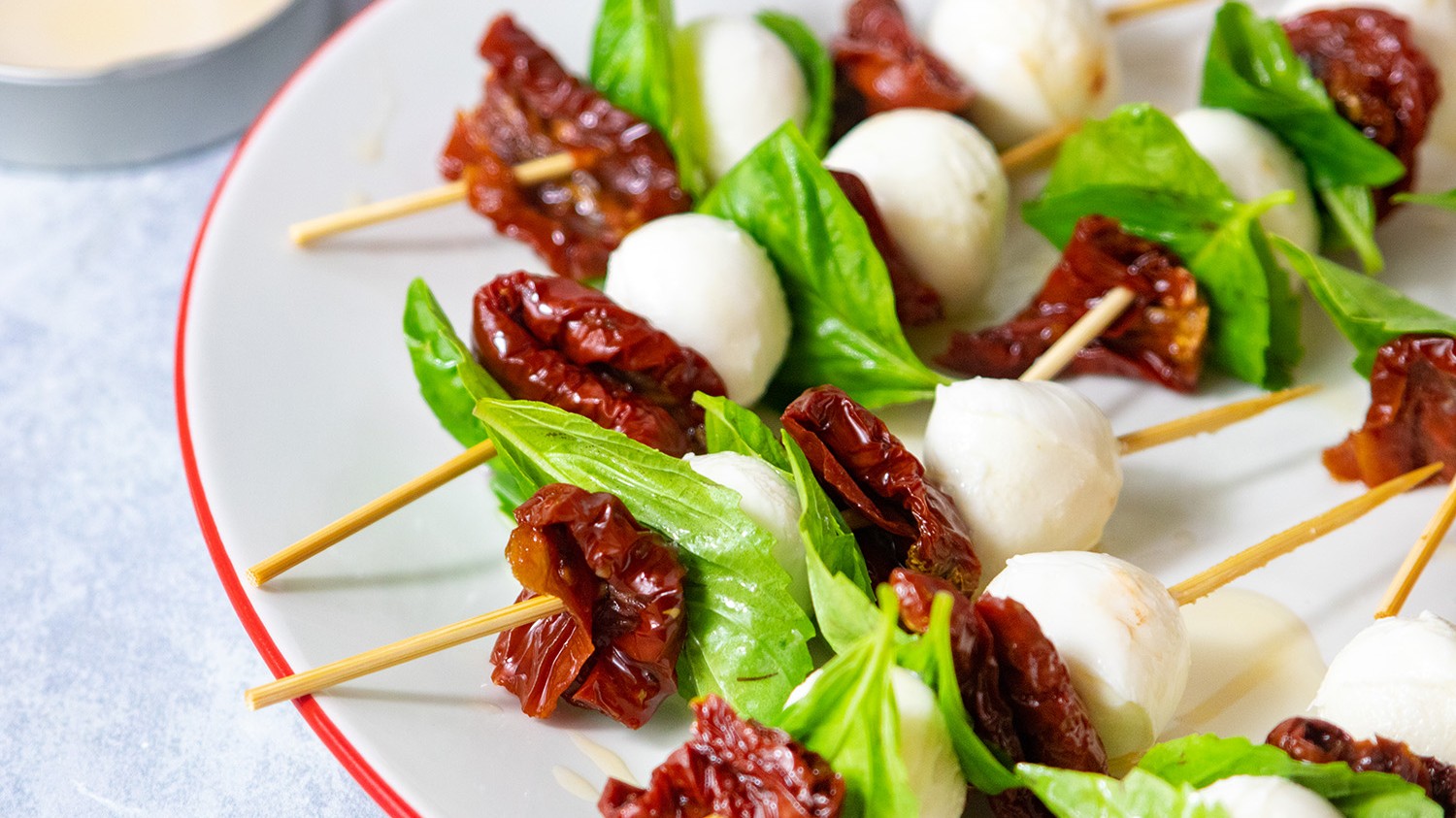 Sun-Dried Tomato Caprese Skewers-image
