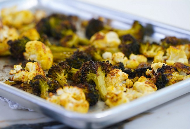 Image of Roasted Broccoli And Cauliflower