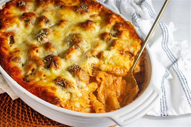 Image of Baked Ziti WIth Meatballs