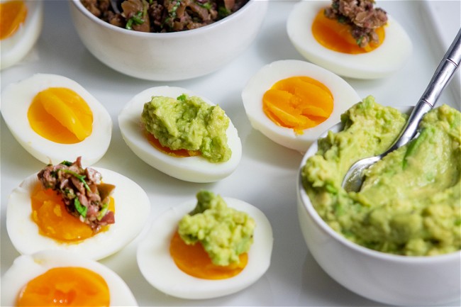 Image of Tapenade And Avocado Egg Bites