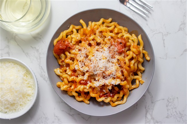 Image of Spicy Pomodoro With Fusilli Lunghi