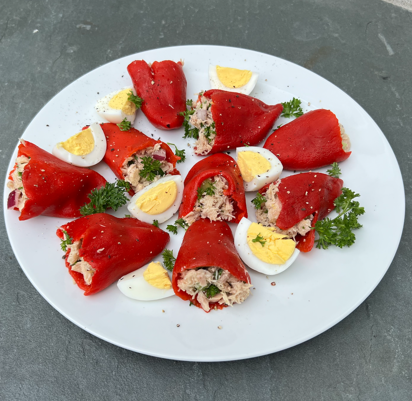 Image of Tuna Stuffed Piquillo Peppers