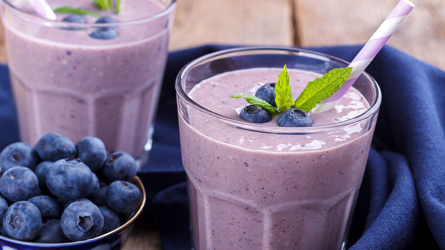 Image of Veganer Heidelbeer-Protein-Smoothie