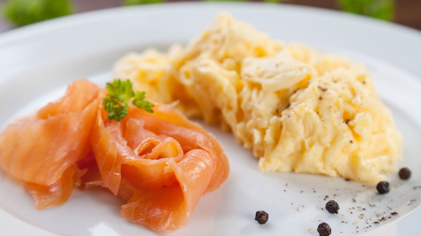 Image of Frühstücksrührei mit Lachs