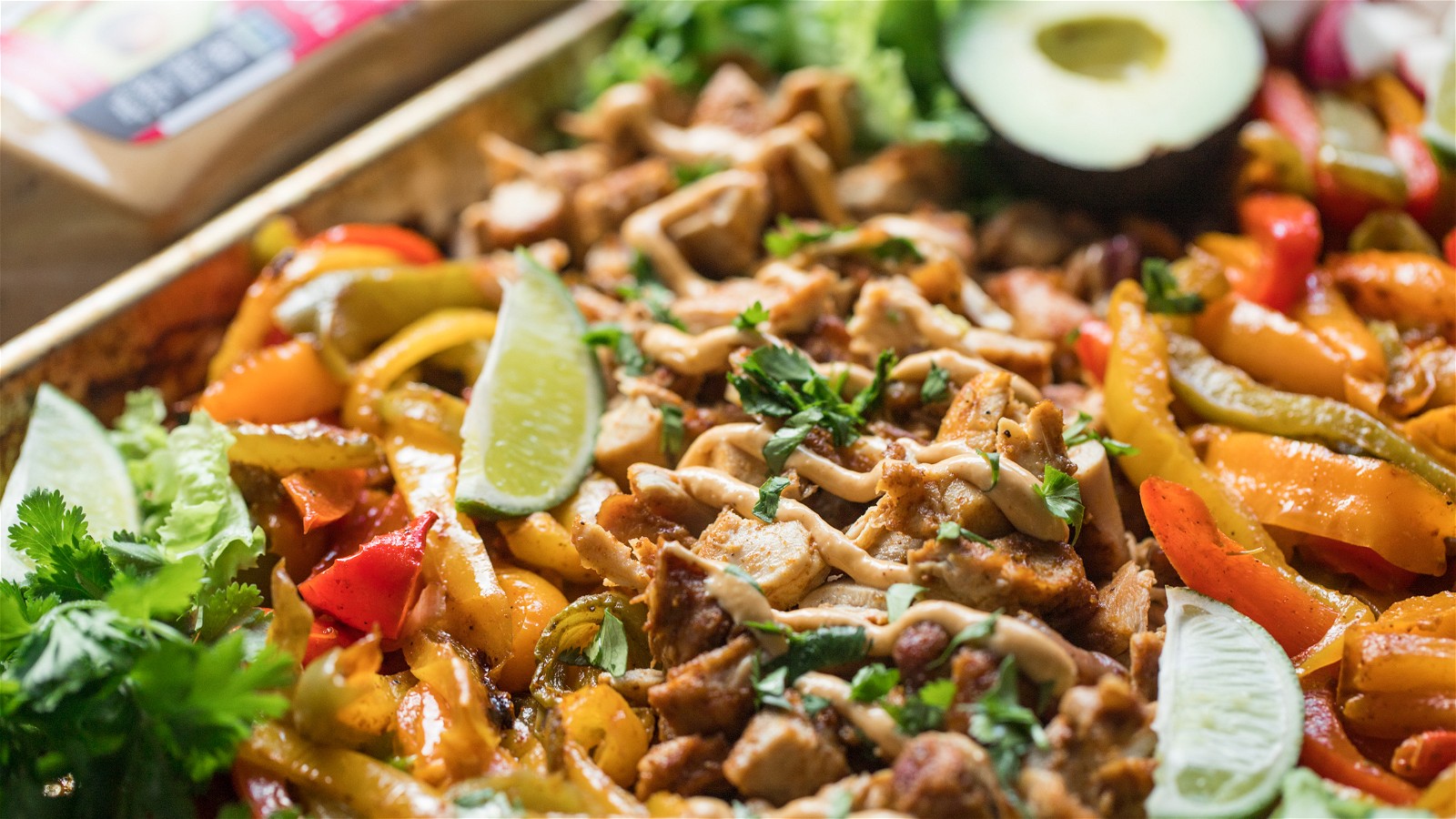 Image of Sheet Pan Chicken Fajitas