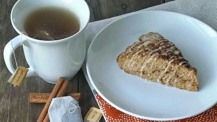 Image of Cinnamon Scone with Vanilla Chai Glaze