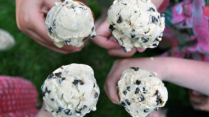 Image of Mint Tea Chocolate Chip Ice Cream