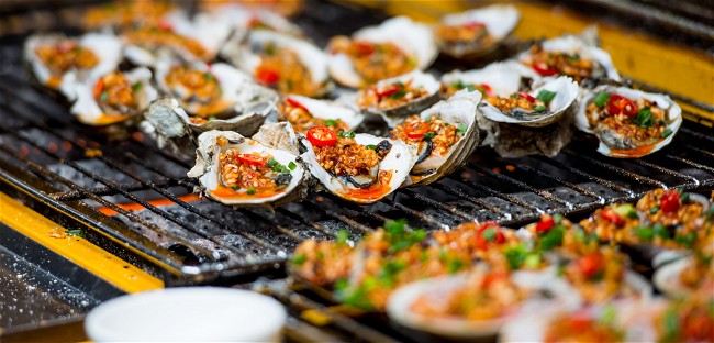 Image of Grilled Oyster with Garlic Butter