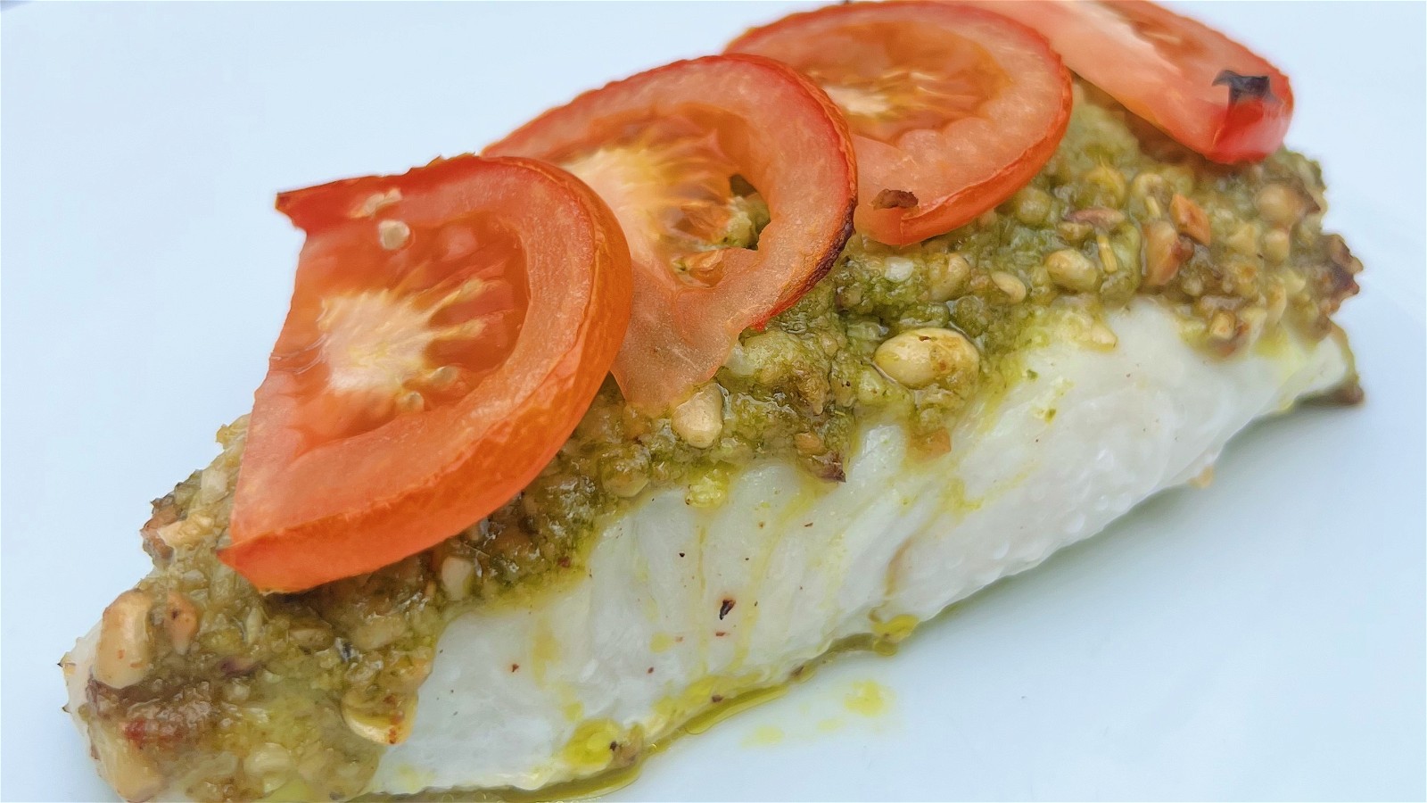 Image of Pesto Pine Nut Halibut 