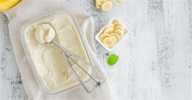 Image of High Protein Banana Nice Cream