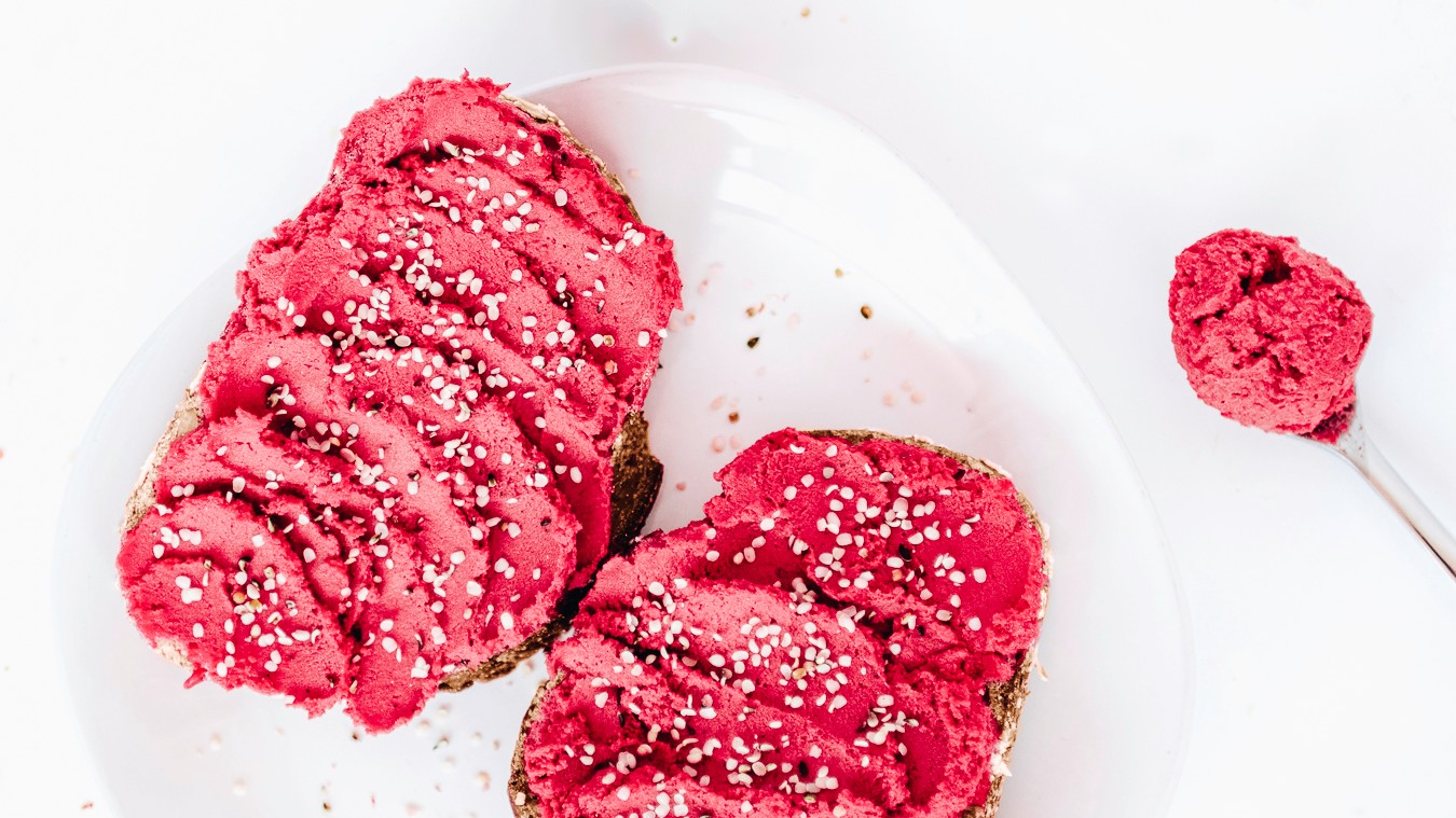 Image of Vibrant Roasted Beetroot Hummus
