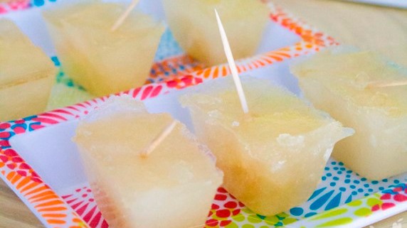 Image of Green Tea and Coconut Popsicles