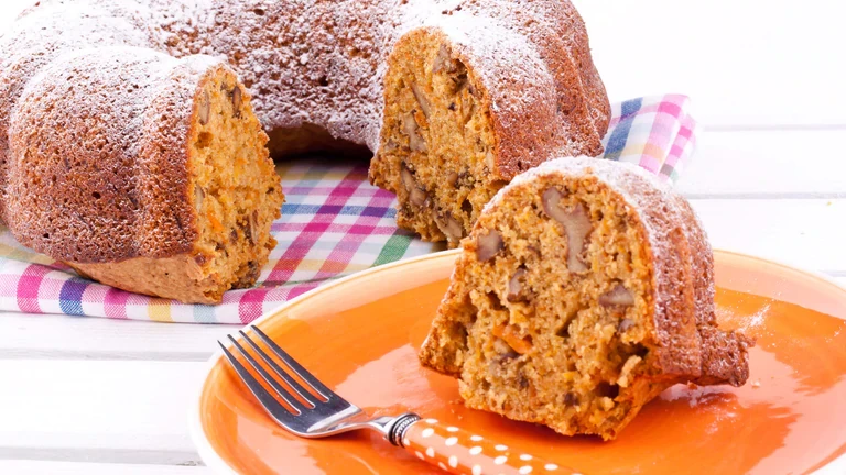 Image of Carrot-Walnut Bundt Cake with True Lemon