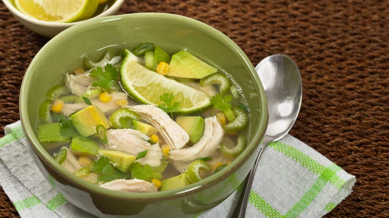 Image of Chicken and Avocado Lime Soup