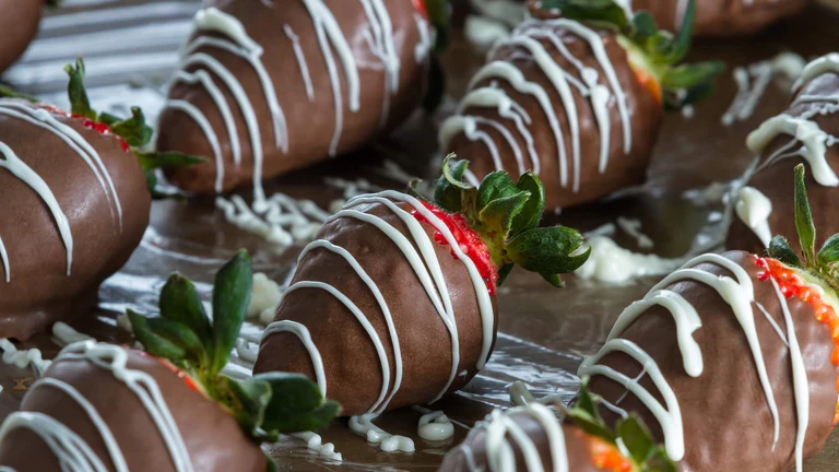 Image of Citrus Chocolate Dipped Strawberries