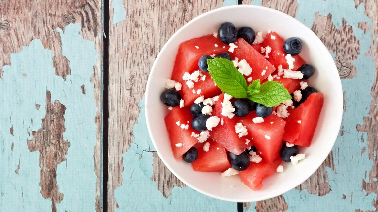 Image of Citrus Grilled Chicken with Red, White & Blueberry Salad