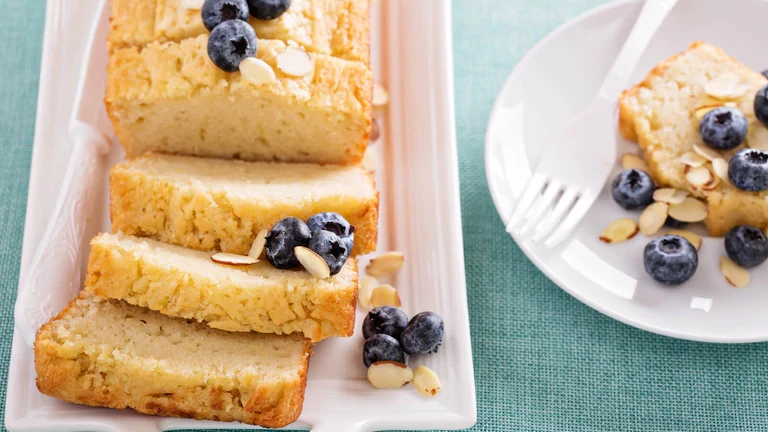 Image of Coconut Oil Poundcake with True Lime & Almonds