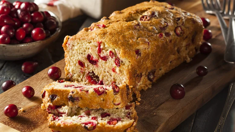 Image of Cranberry Citrus Glazed Bread