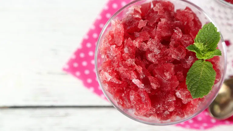 Cranberry True Lime Granita