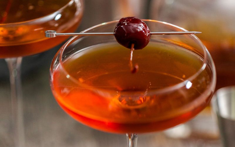 Perfect Bourbon Manhattan