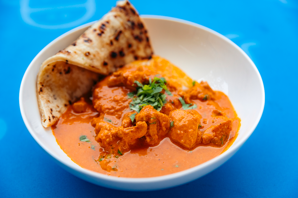 Butter Chicken with Naan Bread