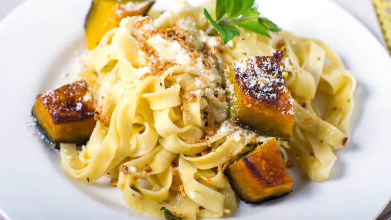 Image of True Lemon Fall Squash Baked Pappardelle
