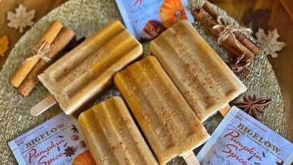 Image of Pumpkin Spice Popsicles