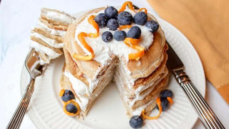 Image of True Orange Coconut Cream Protein Pancakes