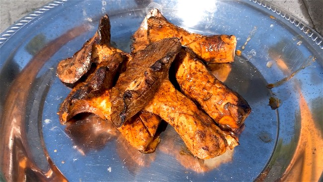 Image of Grilled Black Pearl Mushrooms
