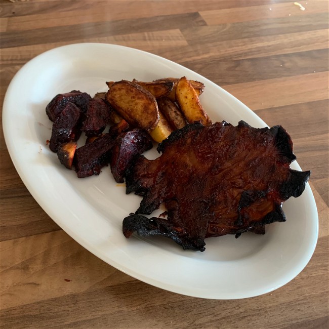 Image of Vegan mushroom steak