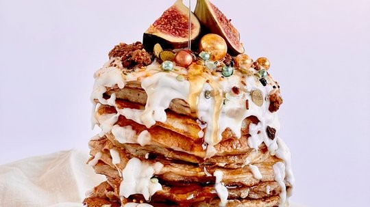 Image of Apple Crumble Pancakes