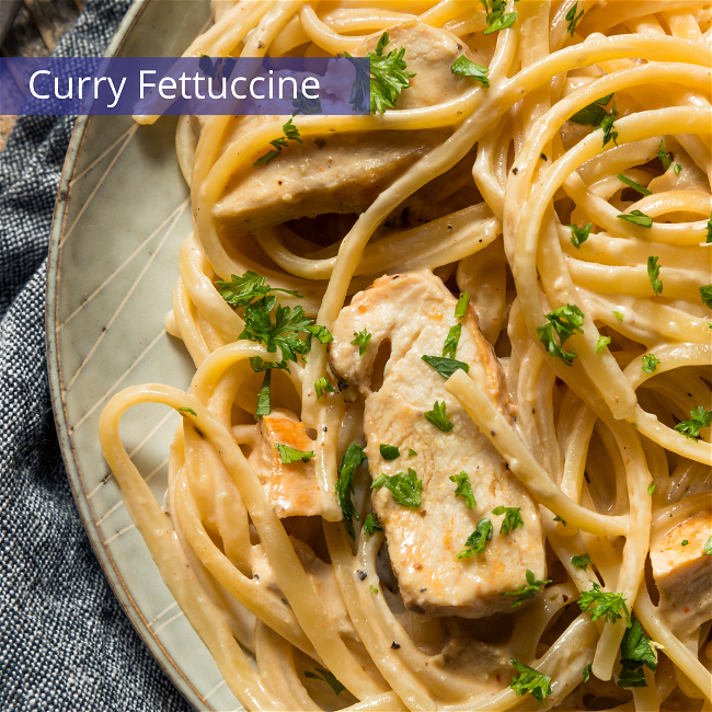 Image of Curry Fettuccine